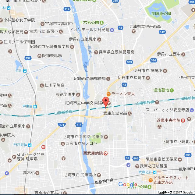 西宮武庫川店の地図